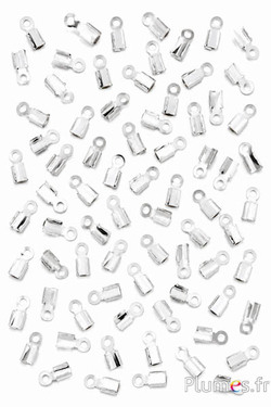 Terminali per cordone - 5 mm - argentato